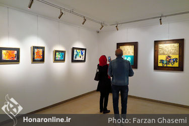  نمایشگاه آثار ناصر اویسی در گالری آتبین