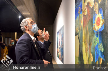 مراسم افتتاحیه نمایشگاه «آینه در آینه» در موزه هنرهای معاصر