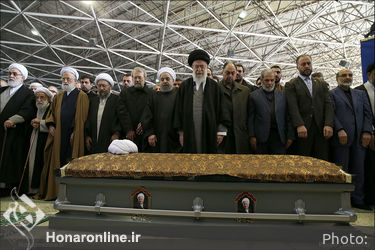 مراسم تشییع پیکر آیت الله هاشمی رفسنجانی  در دانشگاه تهران