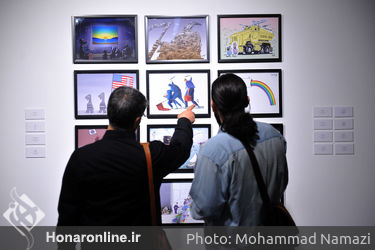 افتتاحیه نمایشگاه کاریکاتور آمریکای لاتین در موزه هنرهای معاصر