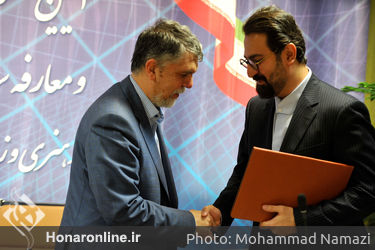 آیین تکریم علی مرادخانی و معارفه سید مجتبی حسینی به عنوان معاون امور هنری وزارت فرهنگ و ارشاد اسلامی