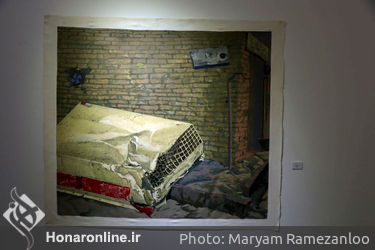 نمایشگاه نقاشی بیژن اخگر در گالری اعتماد نگارستان
