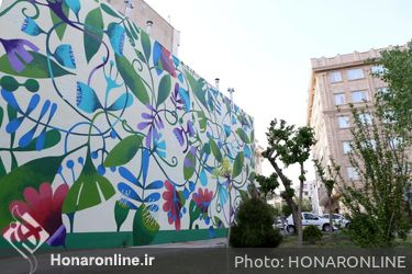 اجرای دیوارنگاری و ساماندهی بصری شهر تهران در رویداد بهارستان تهران 1400