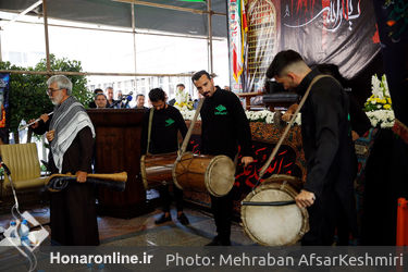 مراسم سوگواره عاشورایی اصحاب فرهنگ و هنر و رسانه در وزارت فرهنگ و ارشاد اسلامی