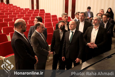 دیدار وزیر محترم فرهنگ وارشاد با وزیر فرهنگی آذربایجان در تالار وحدت 