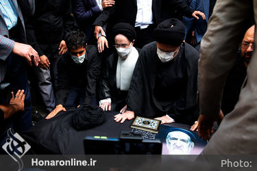 مراسم تشییع پیکر حجت‌الاسلام سید محمود دعایی