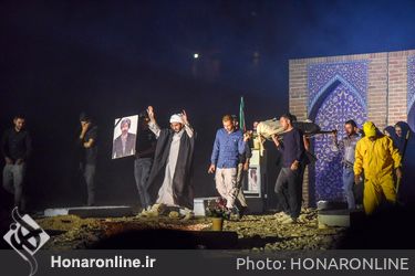 اجرای نمایش بزرگ میدانی محشر در شیراز
