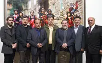 نمایشگاه نقاشی رحیم نوه سی در گالری فرهنگسرای نیاوران