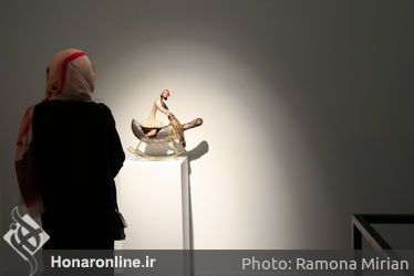 نمایشگاه آثار بهزاد اژدری در گالری اعتماد باغ نگارستان