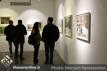 نمایشگاه نقاشی‌های غلامحسین سهرابی در گالری شیرین 2