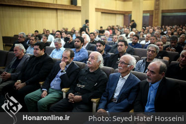 مراسم یادبود "عزت الله انتظامی" در مسجد جامع شهرک غرب