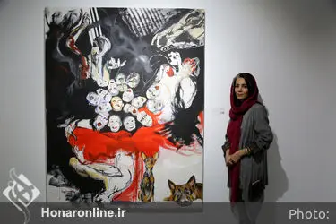 نمایشگاه نقاشی محجوب ظهوریان در گالری ثالث