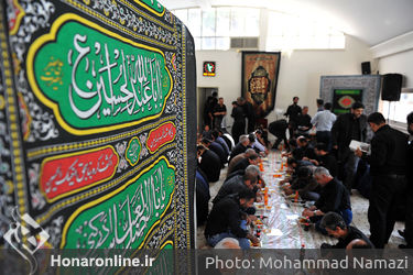 مراسم عزاداری اباعبدالله الحسین (ع) در معاونت هنری وزارت ارشاد