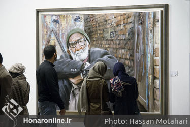 نمایشگاه نقاشی رحیم نوه سی در گالری فرهنگسرای نیاوران