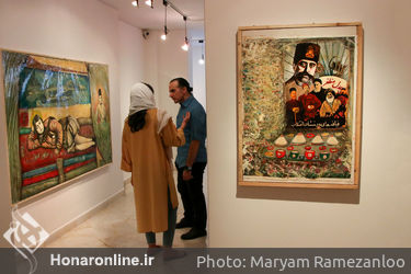 نمایشگاه نقاشی قاسم حاجی‌زاده در گالری ماه