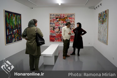 افتتاحیه نمایشگاه نقاشی‌های آنه محمد تاتاری در گالری اعتماد