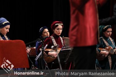 اجرای گروه خنیاگران مهر در چهارمین شب جشنواره موسیقی فجر - ایوان شمس