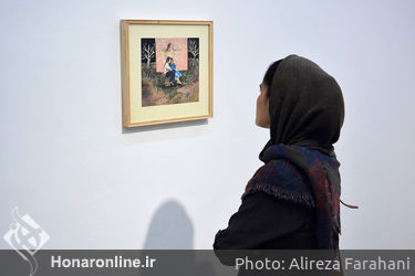  نمایشگاه نقاشی با عنوان "اُبرون"  در گالری دلگشا 