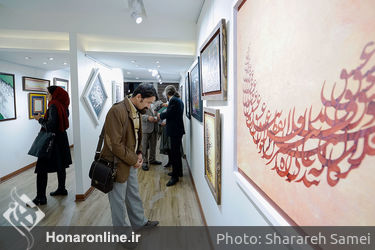 نمایشگاه گروهی نقاشی‌خط و خوشنویسی در نگارخانه بهارک