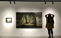 نمایشگاه آثار نسترن رحیمی در گالری آ