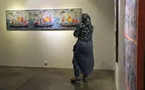 نمایشگاه نقاشی‌های مژده سجادی در گالری شیرین