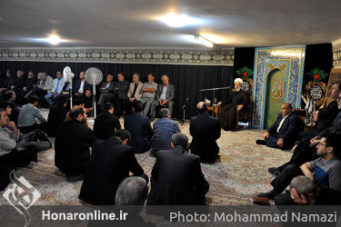 مراسم گرامى‌داشت هفتمین شب شهادت امام حسین (ع) در موسسه توسعه هنرهای معاصر