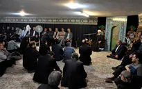 مراسم گرامىداشت هفتمین شب شهادت امام حسین (ع) در موسسه توسعه هنرهای معاصر - 1