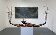 Farzaneh Abdolo painting exhibition at Etemad Gallery