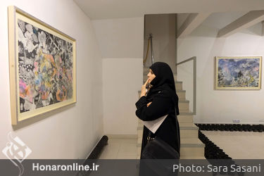افتتاحیه نمایشگاه آثار شیرین ملت گهر در گالری آران