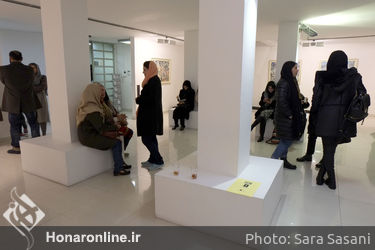 افتتاحیه نمایشگاه آثار شیرین ملت گهر در گالری آران
