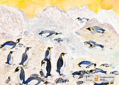 Parmida Azadian wins first at UNESCO center art competition