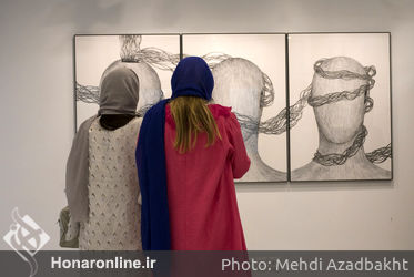 نمایشگاه آثار مرجان قربانی در  گالری هم‌رس