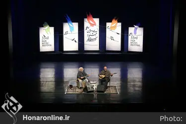 اجرای ارکان اوگر و اسماعیل حکی در سی و سومین جشنواره موسیقی فجر