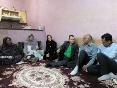 عیادت از پیشکسوت تئاتر هرمزگان