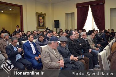 تجدید میثاق هنرمندان و وزیر ارشاد با آرمان های امام راحل