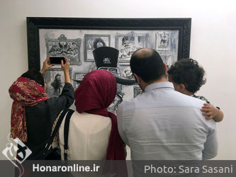 نمایشگاه نقاشی بزرگمهر حسین‌پور در گالری راه ابریشم