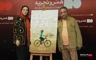 حمیرا ریاضی: همسرم را تشویق کردم تهیه کننده شود/ باید به سینمای ایران خدمت کنیم