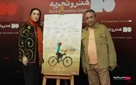 حمیرا ریاضی: همسرم را تشویق کردم تهیه کننده شود/ باید به سینمای ایران خدمت کنیم