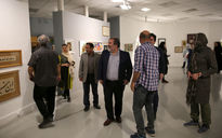 دومین بازار آثار هنری در خانه هنرمندان / گزارش تصویری