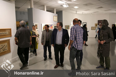 دومین بازار آثار هنری در خانه هنرمندان