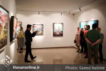 نمایشگاه نقاشی‌های سامان فرهنگی در گالری آتبین