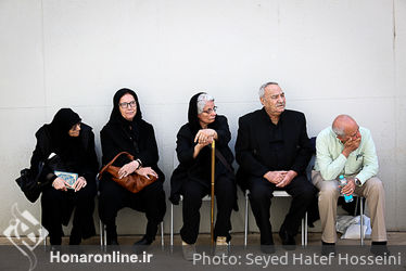 تشییع پیکر هوشنگ آذری ور در خانه سینمای