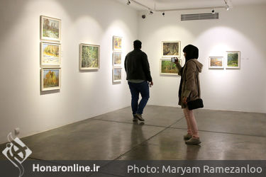 نمایشگاه نقاشی‌های غلامحسین سهرابی در گالری شیرین 2
