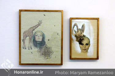 نمایشگاه آثار رکسانا منوچهری در گالری اعتماد