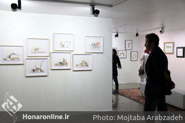 نمایشگاه آثار دو و سه‌بعدی شقایق عربی و فریدون آو در گالری دستان دو