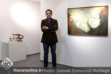 نمایشگاه نقاشی افروز هوشنگ با عنوان "مغاک" در گالری مژده 