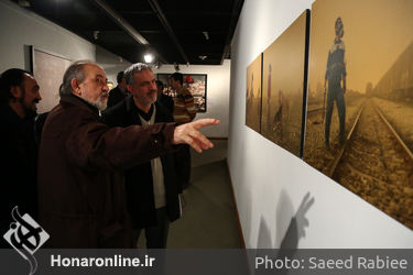 بازدید احمد مسجدجامعی از نهمین جشنواره هنرهای تجسمی فجر‎
