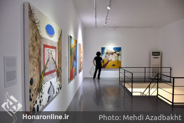 نمایشگاه نقاشی علیرضا نکویی در گالری اعتماد نگارستان