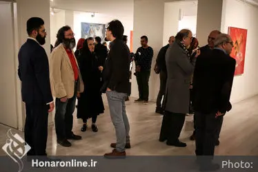 افتتاحیه نمایشگاه نقاشی های سعید رفیعی منفرد در گالری ساربان