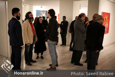 افتتاحیه نمایشگاه نقاشی های سعید رفیعی منفرد در گالری ساربان